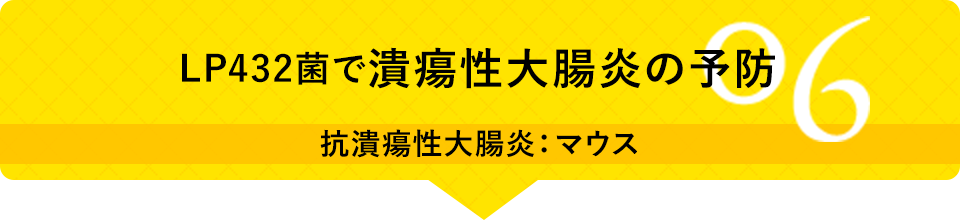 06 LP432菌で潰瘍性大腸炎の予防